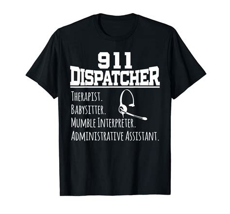 Funny 911 Dispatcher T Shirt T For 911 Dispatch Team Teen T Shirt Shop