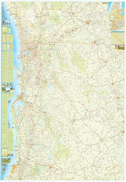Buy South West Corner Western Australia Map Qpa Mapworld