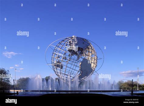 Unisphere Flushing Meadow Park Queens New York Usa Stock Photo Alamy