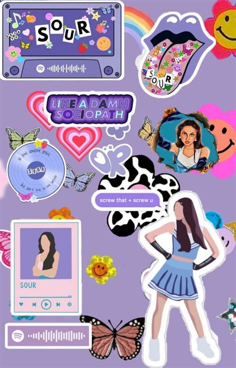 Fondo Olivia Rodrigo Pegatinas Bonitas Fondos De Pantalla De