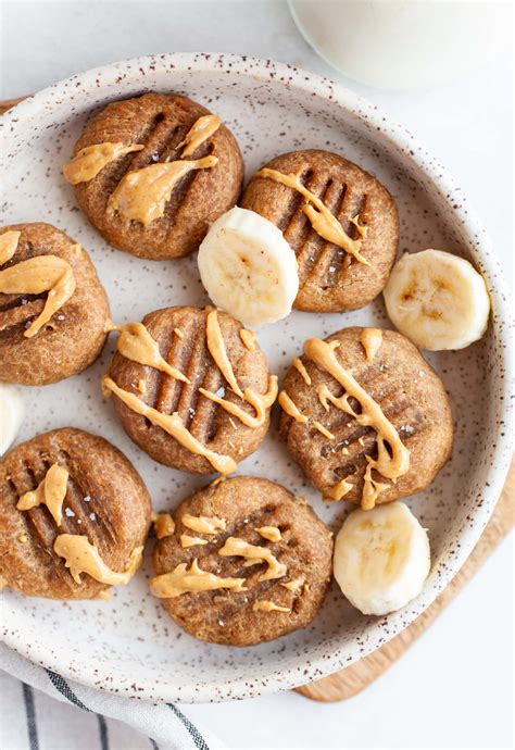 Healthy Peanut Butter Banana Cookies 4 Ingredients Only