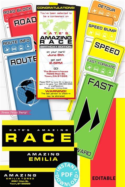 Fun Amazing Race Challenges And Ideas Amazing Race Games For Party
