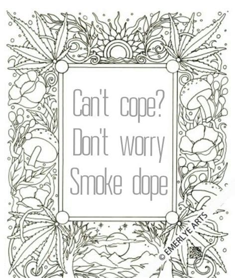 Do Drugs Coloring Pages
