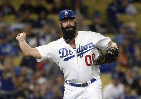 Brian Wilson Reliever Los Angeles Dodgers Dodgers Dodger Stadium