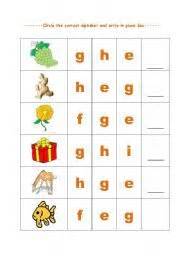 Learn to trace, print, and recognize letters of the alphabet. Circle The Correct Letter Worksheets - circle the correct ...