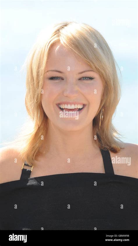 malin akerman during a photocall for the film the bang bang club on the gray d albion beach