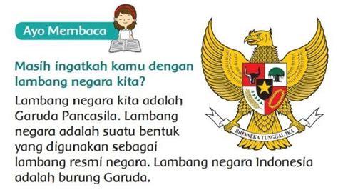 KUNCI JAWABAN Tema 8 Kelas 3 SD Buku Tematik Halaman 12 - 15, Lambang