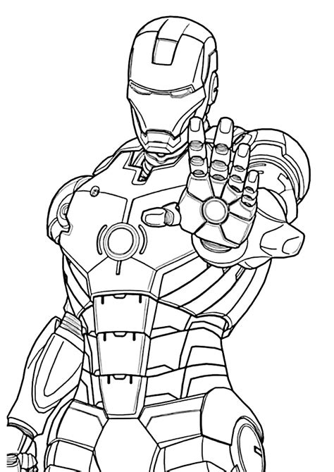 Beau Travail Les Meilleurs Coloriages D'armure De Iron Man Coloriage