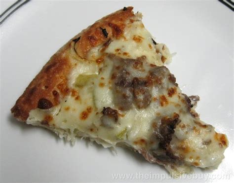 Review Papa John S Philly Cheesesteak Pizza The Impulsive Buy