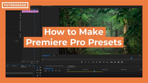 How To Make Premiere Pro Presets Filtergrade For Free 30 Cinematic