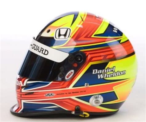 Dan Wheldon Indy Cars Helmet Racing Helmets