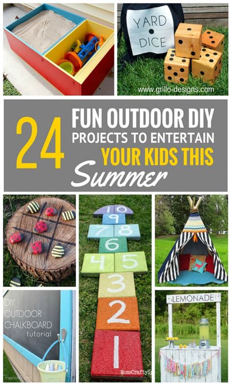 24 Fun And Playful Outdoor Diy Projects For Kids Grillo Designs