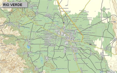 Matamoros Coahuila Mapa TopogrÃ¡fico De San Luis Potosi MÃ©xico