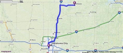 Driving Directions From Stillwater Oklahoma To Sw 33rd St And S May Ave