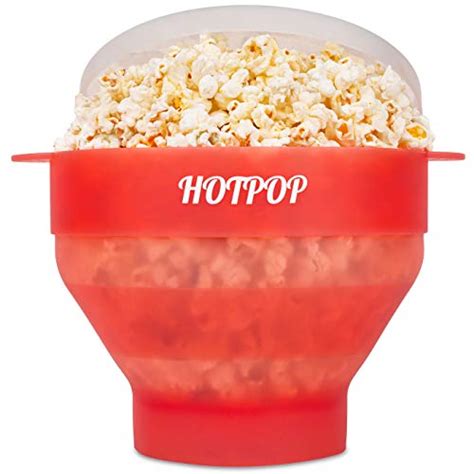 The Original Hotpop Microwave Popcorn Popper Silicone Popcorn Maker