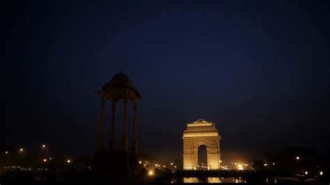 Ws India Gate At Night New Delhi India Stock Footage Sbv 311379579