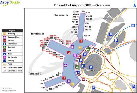 Düsseldorf Düsseldorf International Dus Airport Terminal Map