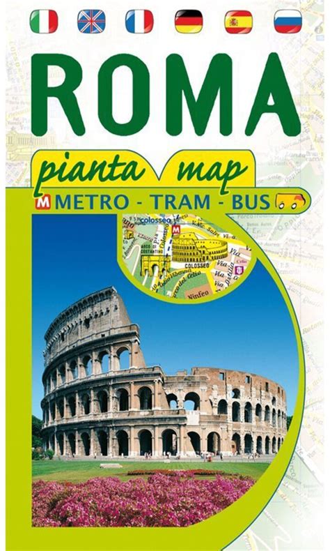 Map Of Rome Colosseum 9788896620274 Gruppo Lozzi Editori