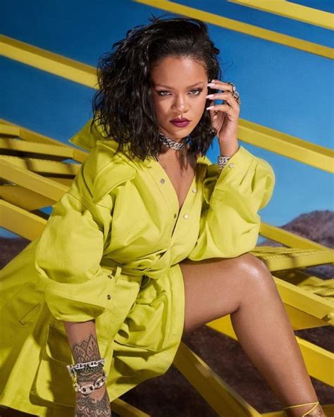 Rihanna Charms In Fenty Beauty Pro Filtr Hydrating Foundation