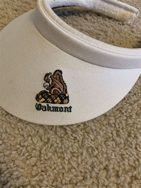 Vintage Oakmont Country Club Sun Visor Golf Pga Maste Gem