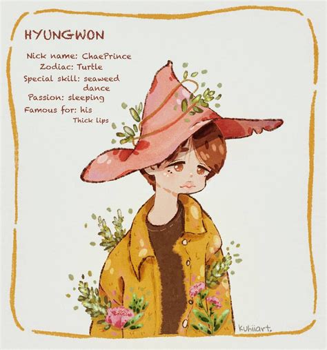 Hyungwon As My Oc 😄 I Hope You Like About His Details 😆