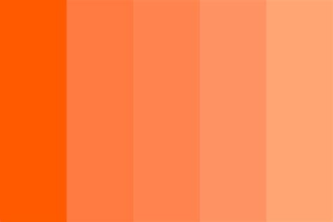 Orange Sunset Color Palette