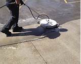 Pictures of Parking Lot Pressure Washing