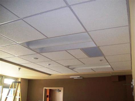 Instead of ugly ceiling tile possible drop ceiling tile idea. Drop Ceiling Tile Panels | Taraba Home Review