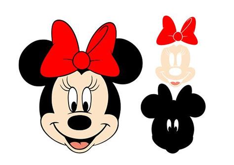 Minnie Mouse Disney Svg In Layers Svg Eps Dxf Downloads In Disney