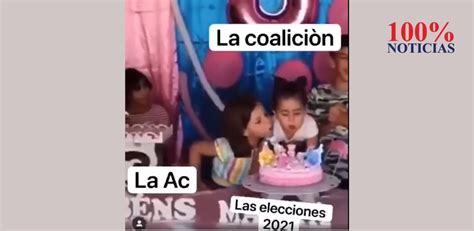 circula meme de alianza cívica y coalición nacional comparados con pleito de niñas en un cumpleaños