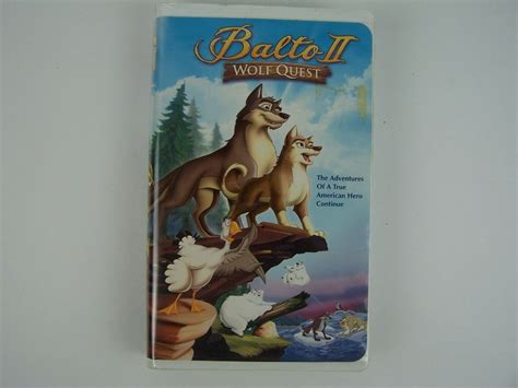 Balto Ii Wolf Quest Vhs Video Tape Clamshell Case Version