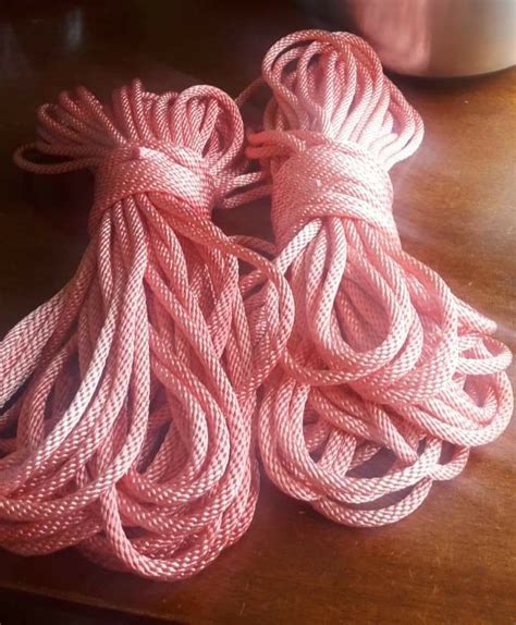 Both 100 Ft Of Nylon Rope Were Dyed For The Same Amount Of Time Same