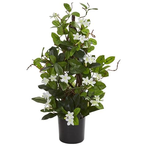 Nearly Natural Indoor 24 In Stephanotis Artificial Climbing Plant 8163