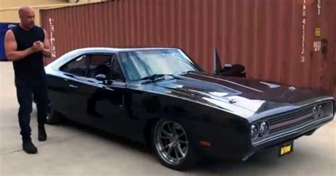 Watch As Vin Diesel Receives A 1650 Hp 1970 Dodge Charger On The Set Of Fast And Furious 9 Maxim