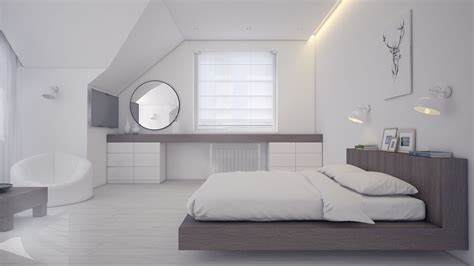White Bedroom In Minimalism White Bedroom Home Decor Furniture