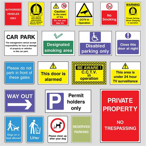 Facility Management Irish Signage