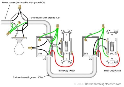 4 Way Switch Wiring Diagram Light Middle 36guide