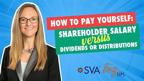 How To Pay Yourself Shareholder Salary Vs Dividends Or Distributions Youtube