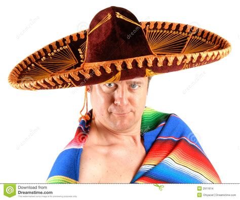 Sombero Mexican Rug Sombrero Man
