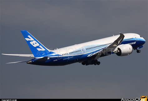 N787bx Boeing Company Boeing 787 881 Dreamliner