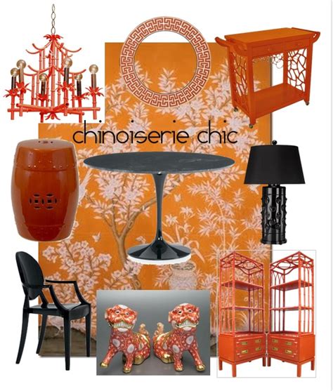 Chinoiserie Chic Saturday Inspiration Orange Chinoiserie Walls