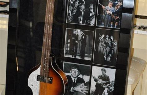 Paul Mccartney Signed Guitar Display Rock Star Galleryrock Star Gallery