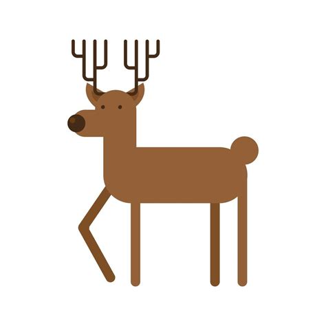 Happy Merry Christmas Reindeer Icon 2736631 Vector Art At Vecteezy