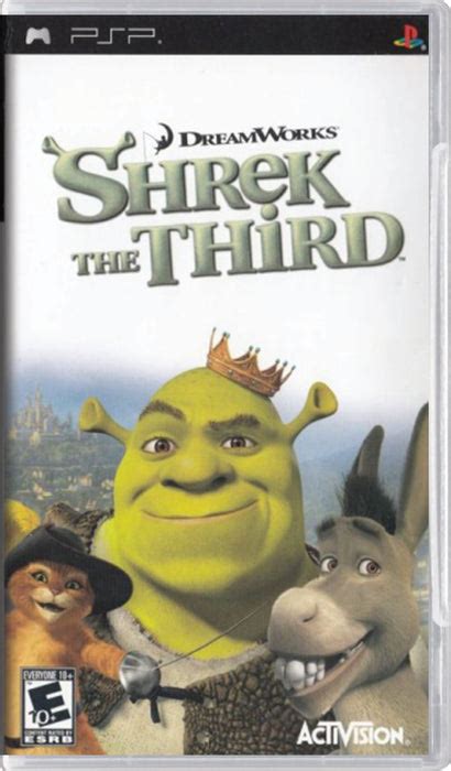 Shrek The Third For Sony Psp Tvgc