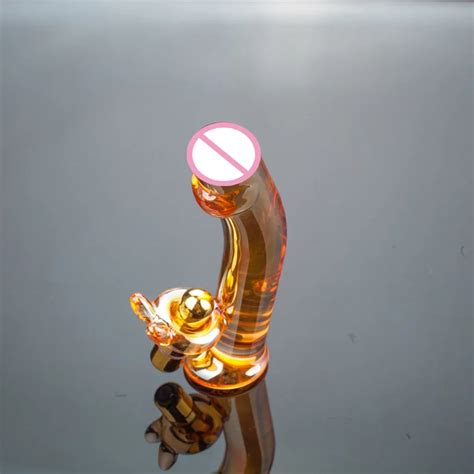 Glass Dildo With Mini Vibratorpenis Anal Beads Butt Plugfemale