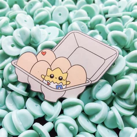 The first in the series is kyuubey from madoka magica. Togepi Pin / Togepi Egg Carton Pin / Egg Enamel Pin ...