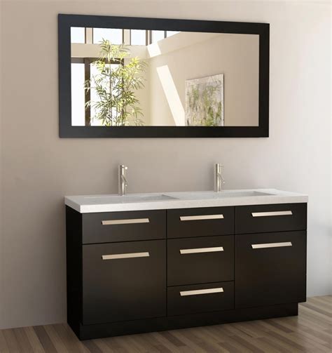 A lot of space for your bathroom accessories own manufacturer made in bremen germany manufactured according to the latest environmental and din standards. 60 Inch Double Sink Bathroom Vanity with Quartz Top ...