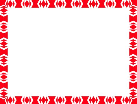 Red Border Frame Png File Png Mart Images And Photos Finder