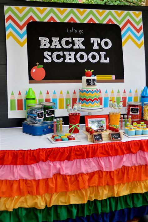 Back To School Party Ideas Photo 1 Of 10 Catch My Party
