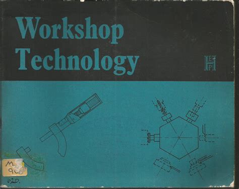 Workshop Technology By Parke Swj Fair Soft Cover 1960 1st